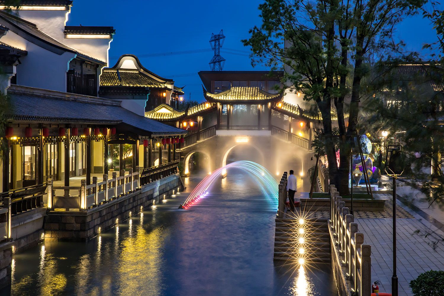 Arusha新西塘水街亮化方案