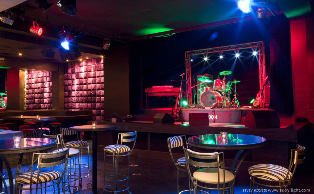 Arusha复古型音乐清吧效果图及平面方案