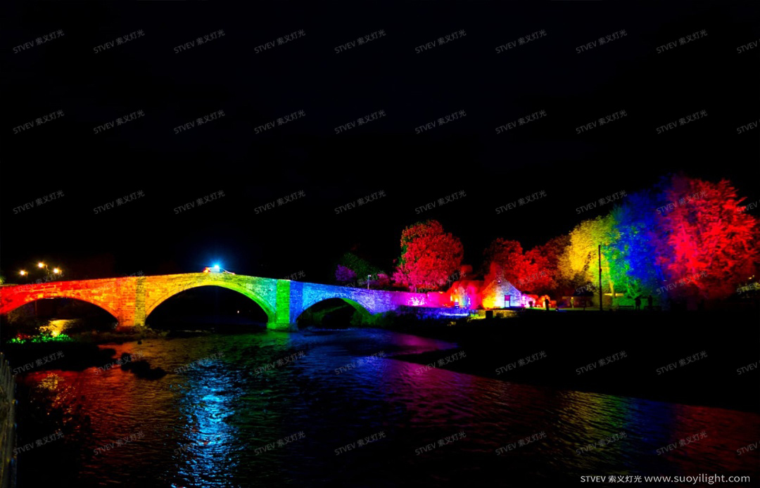 Arusha一江两岸镇远古城舞阳河亮化方案